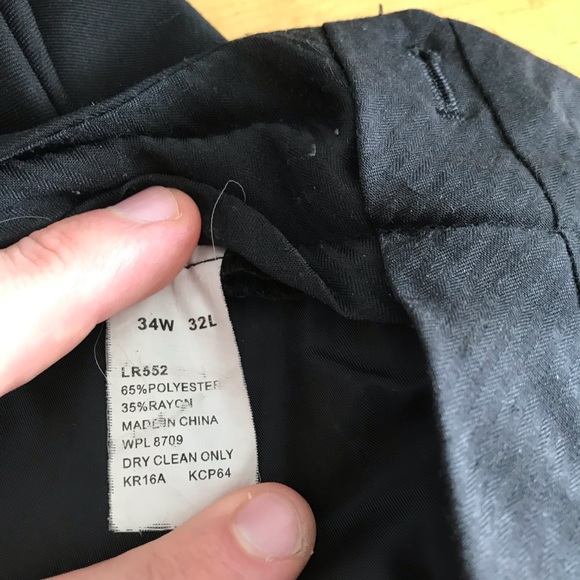 Black Kenneth Cole Reaction Flim Suit - Picture 5 of 5